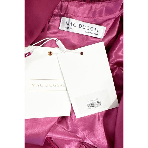 Mac Duggal Pink and Purple Maxi Dress - Picture 8 of 8